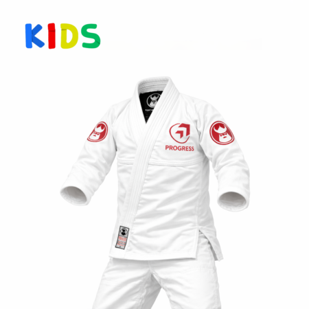 Kids Progress BJJ Gi Kimono - White
