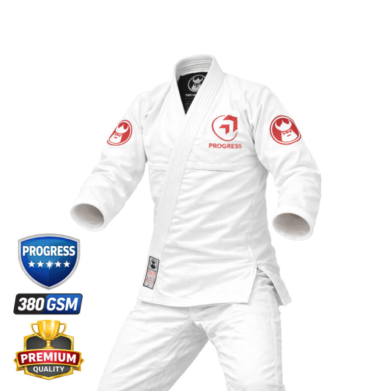 Progress Adults BJJ Gi Kimono - White